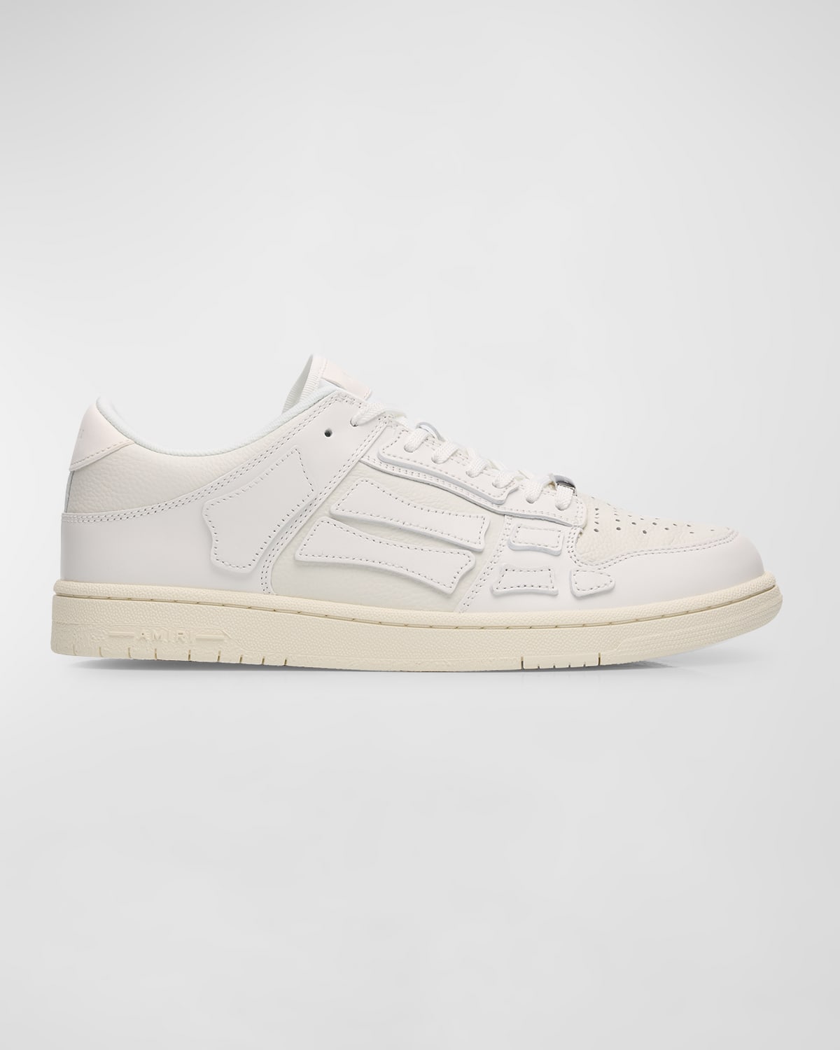 Amiri Skel Top Low Sneakers With Sleek Design In White Wh