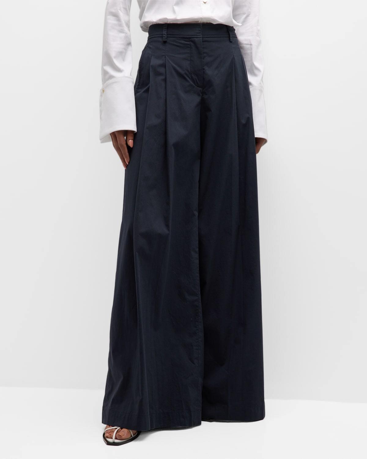 TWP box-pleat Palazzo Pants - Farfetch