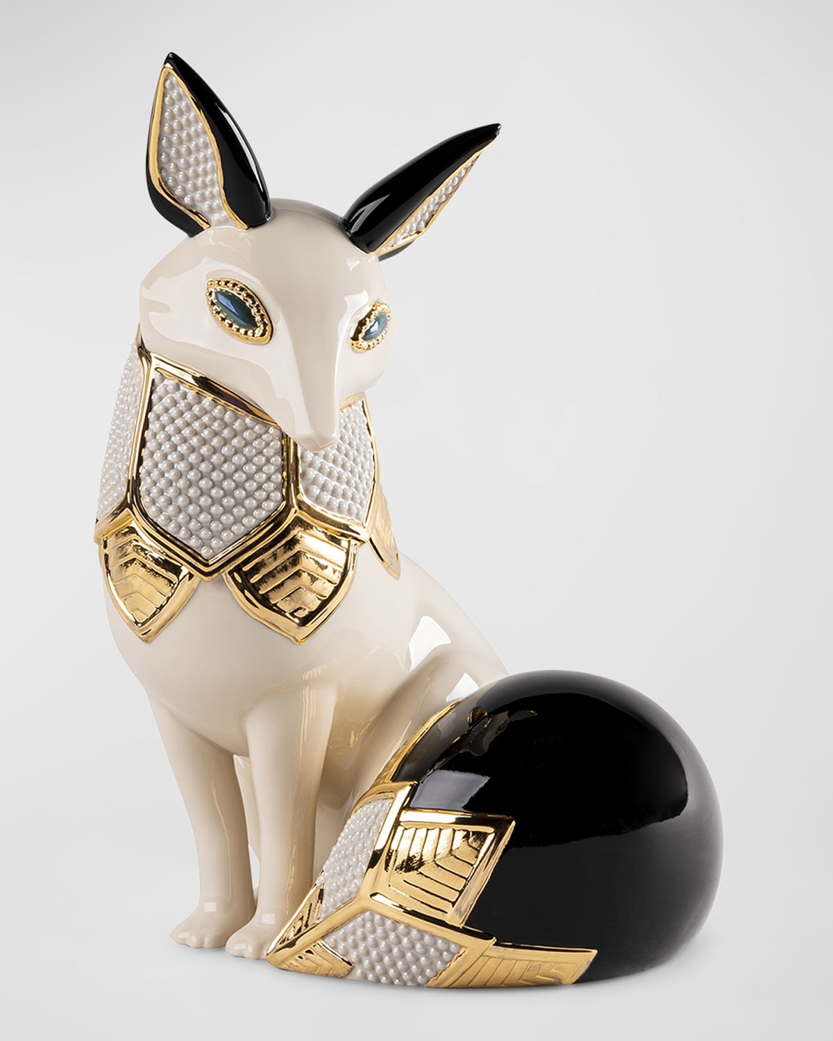 Lladrò Fow Jewel Sculpture In Black