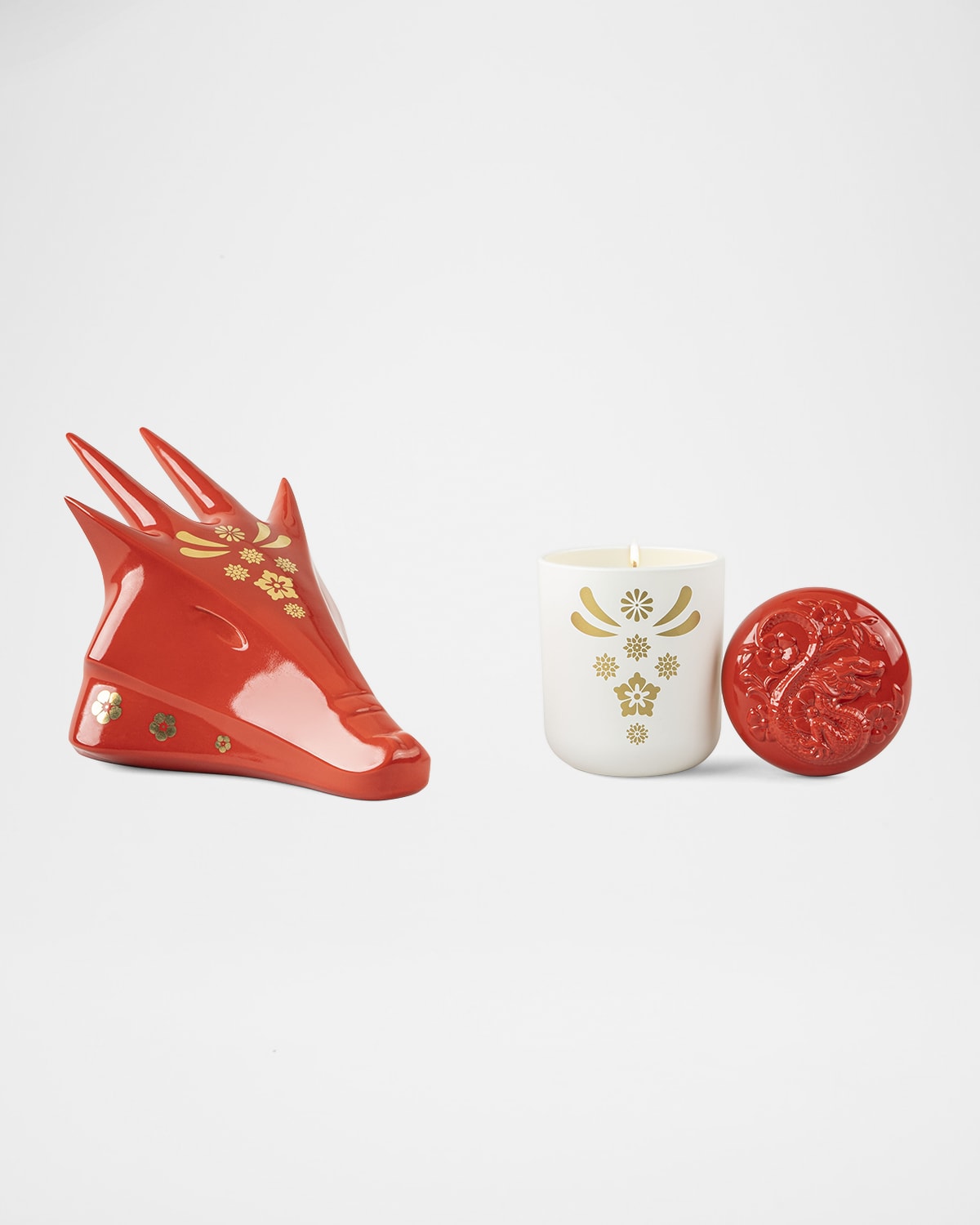 Lladrò Year Of The Dragon Gift Set In Multi
