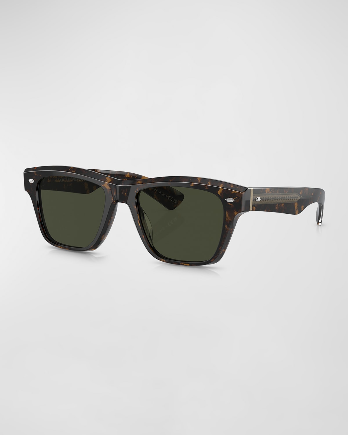 Polarized Acetate Square Sunglasses