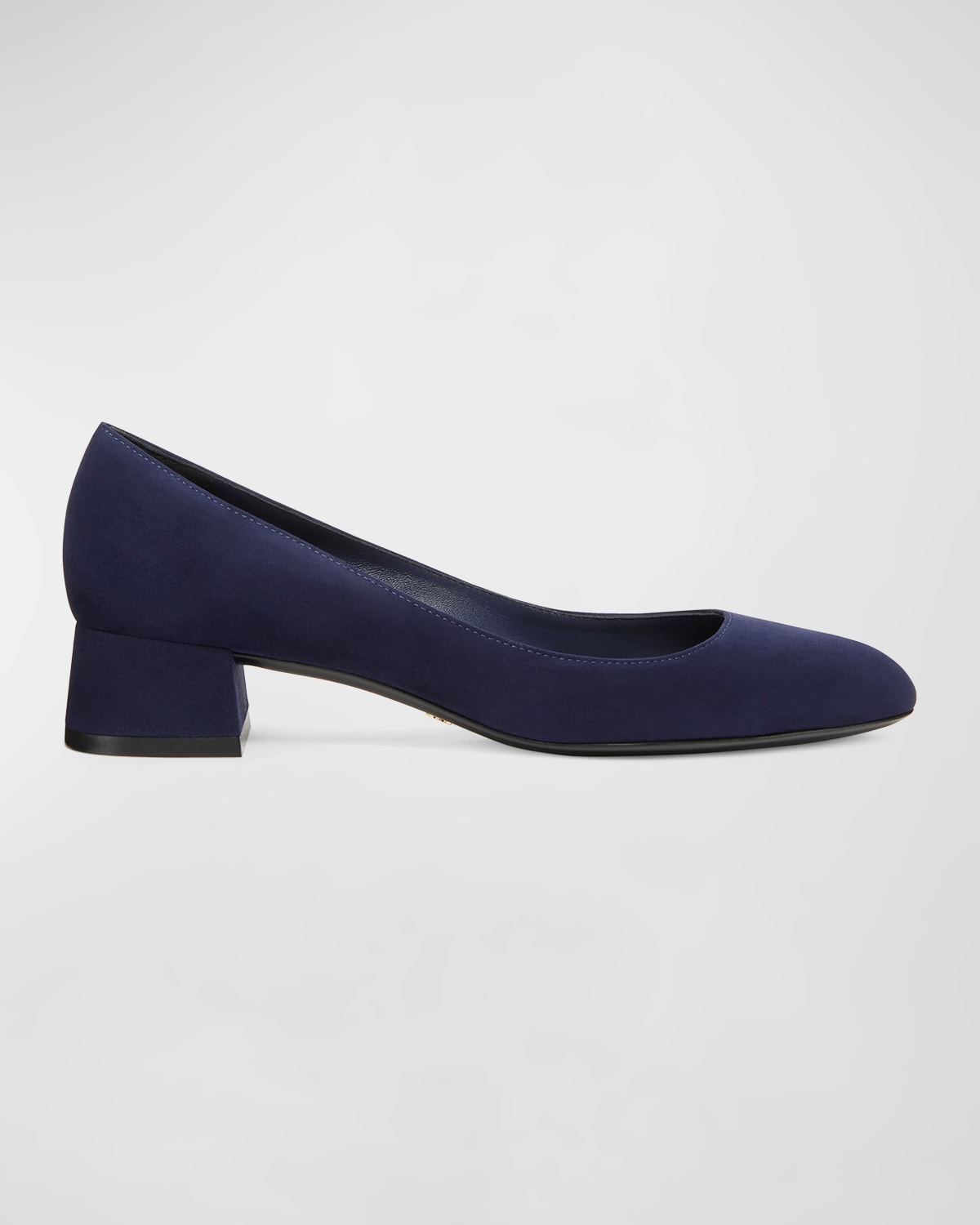 Stuart Weitzman Vivienne Suede Ballerina Pumps In Blue