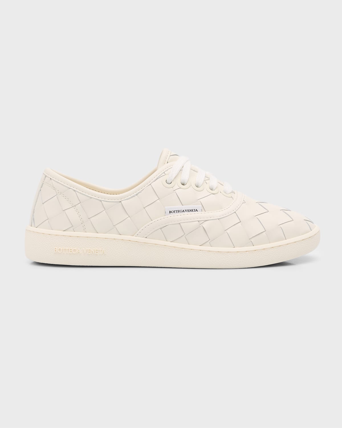 Sawyer Intrecciato Leather Low-Top Sneakers