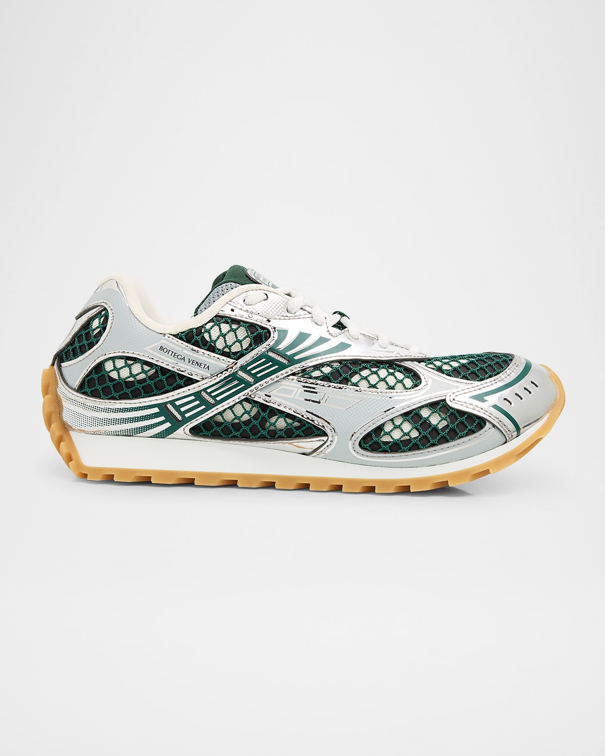 Bottega Veneta Women Technical Fabric And Mesh Orbit Sneakers In Multi