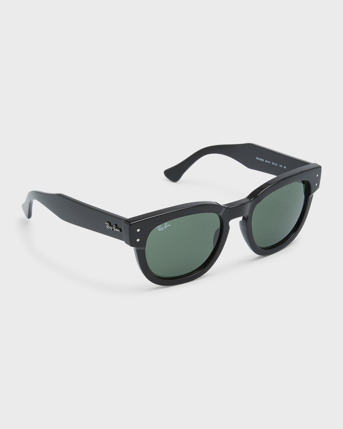 Ray Ban Mega Hawkeye Plastic Square Sunglasses, 53mm In Black