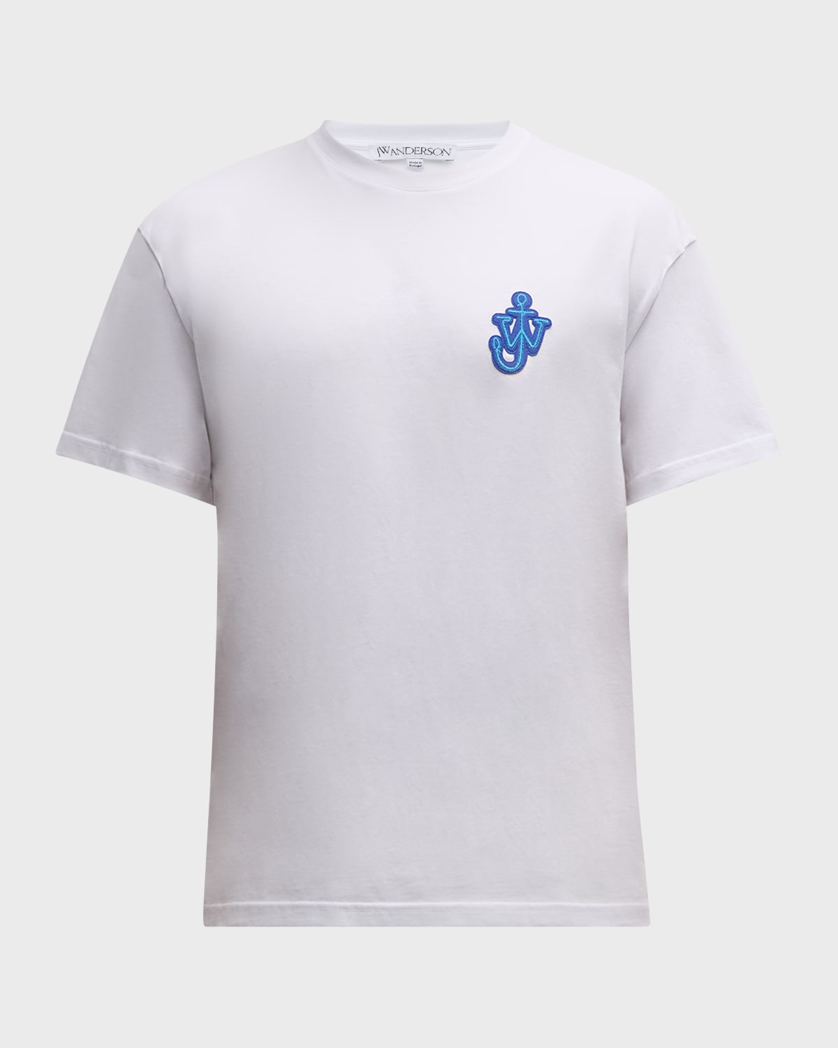 Jw Anderson Anchor Patch Short-sleeve T-shirt In Black