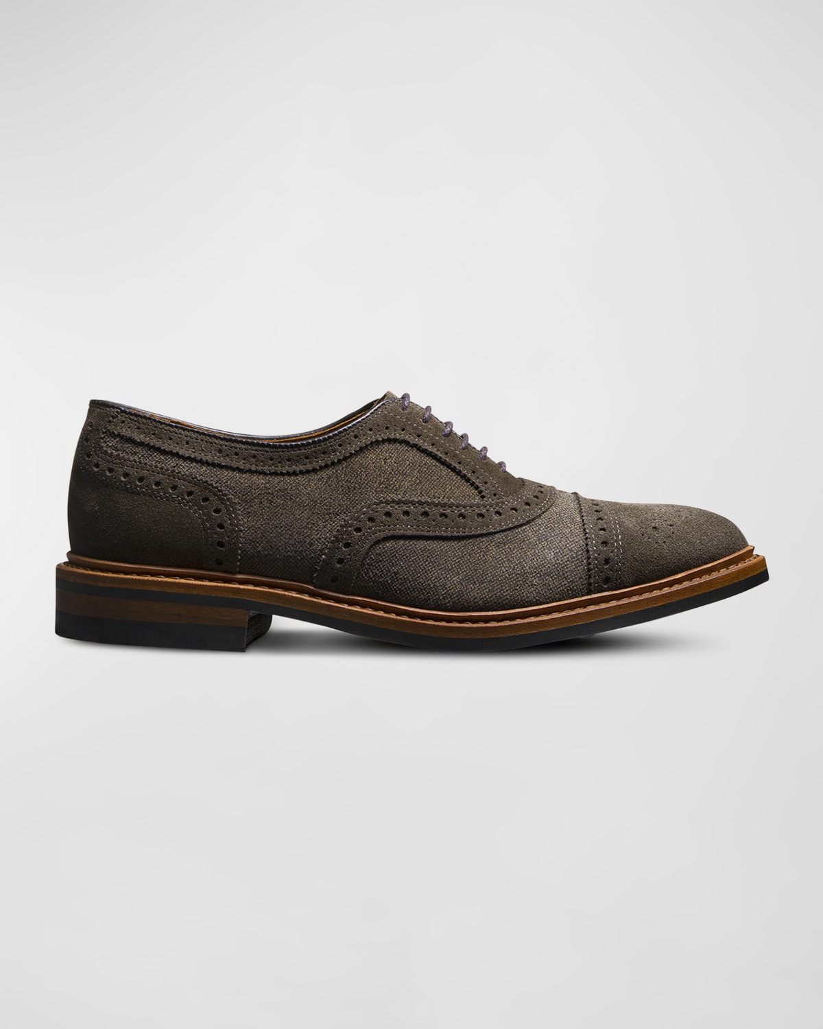 Shop Allen Edmonds Men's Strandmok Cap-toe Brogue Oxfords In Loden Green