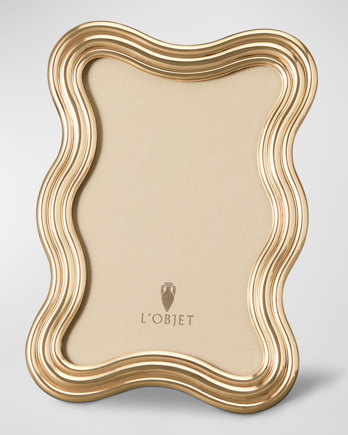 Shop L'objet Ripple Frame, 4" X 6" In Gold