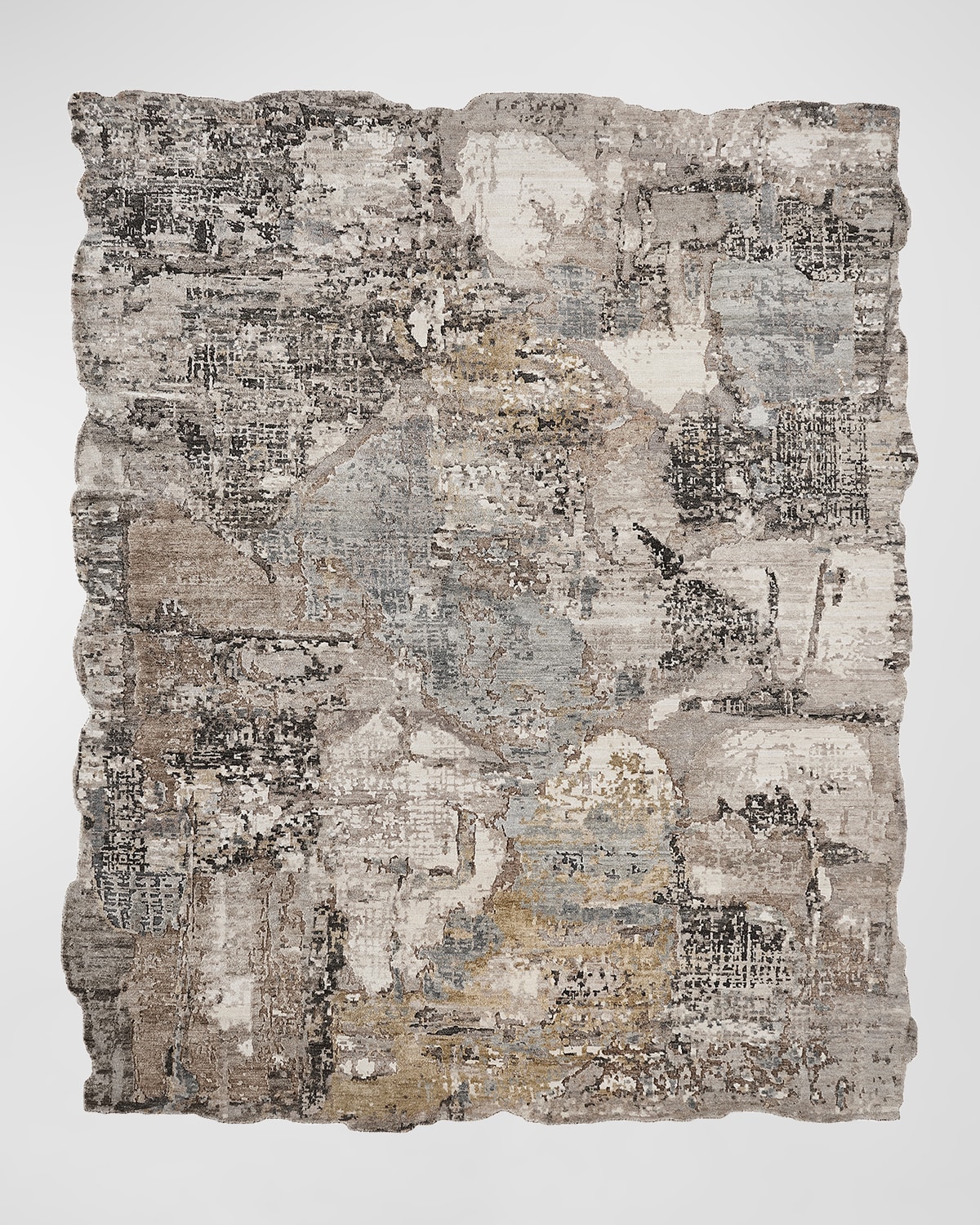 HAVEN & LOOM ABSTRACT HAND-KNOTTED RUG, 8' X 10' 