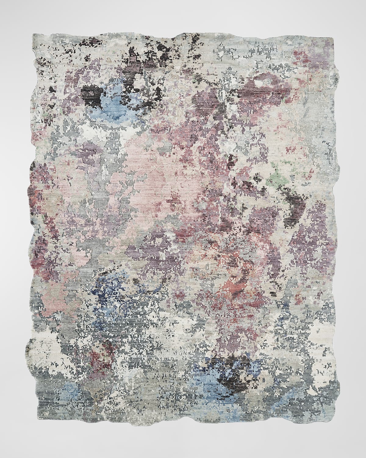 HAVEN & LOOM ABSTRACT HAND-KNOTTED RUG, 10' X 14' 