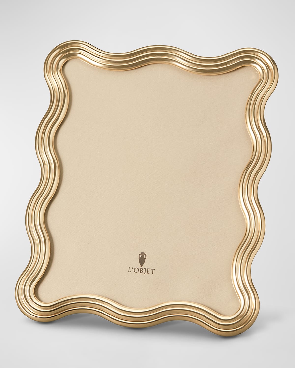 L'objet Ripple Frame, 8" X 10" In Gold