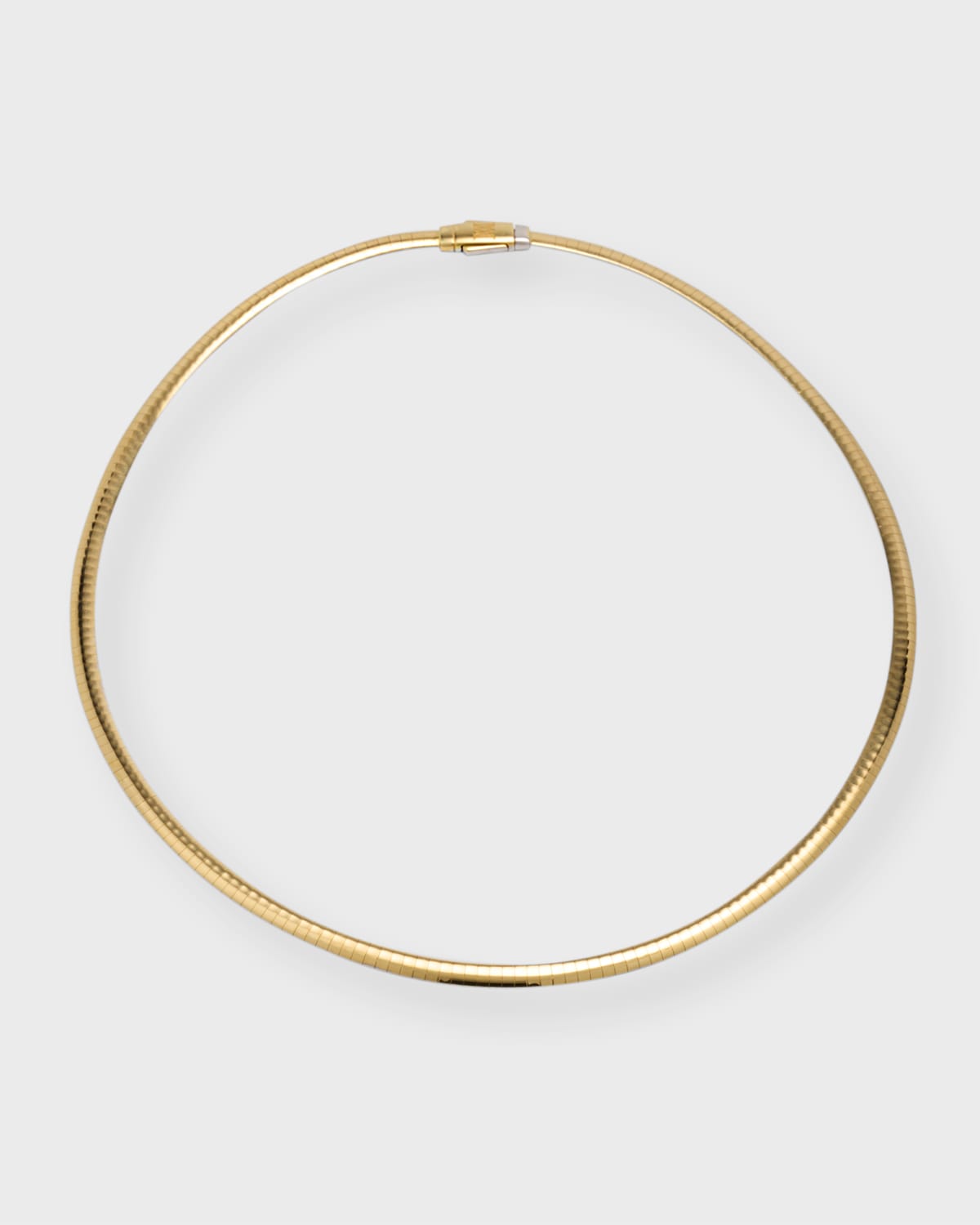 18K Gold Snake Chain Necklace, 4mm, 18"L