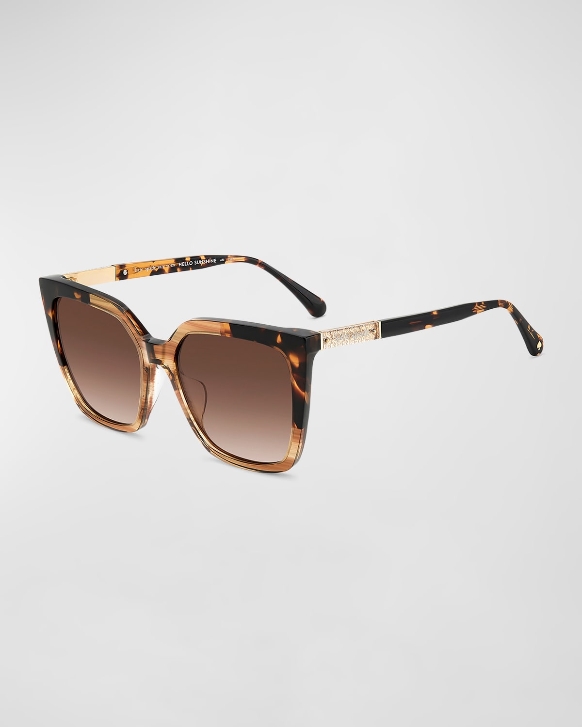 marlowe acetate square sunglasses