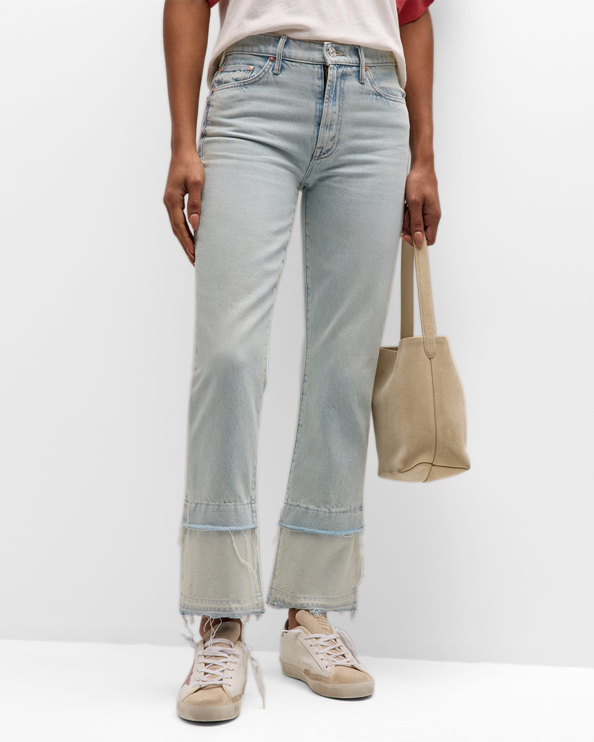 Mother The Insider Double-double Hover Jeans In Sideways