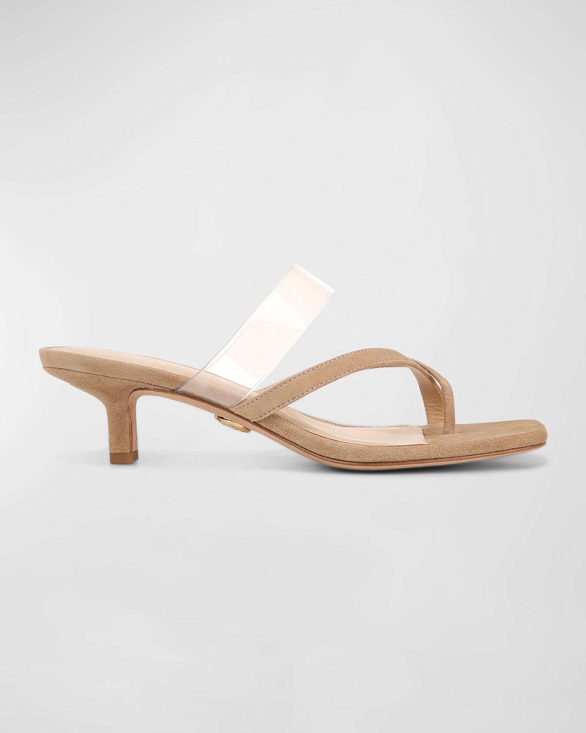 Alanis Metallic Crisscross Slide Sandals