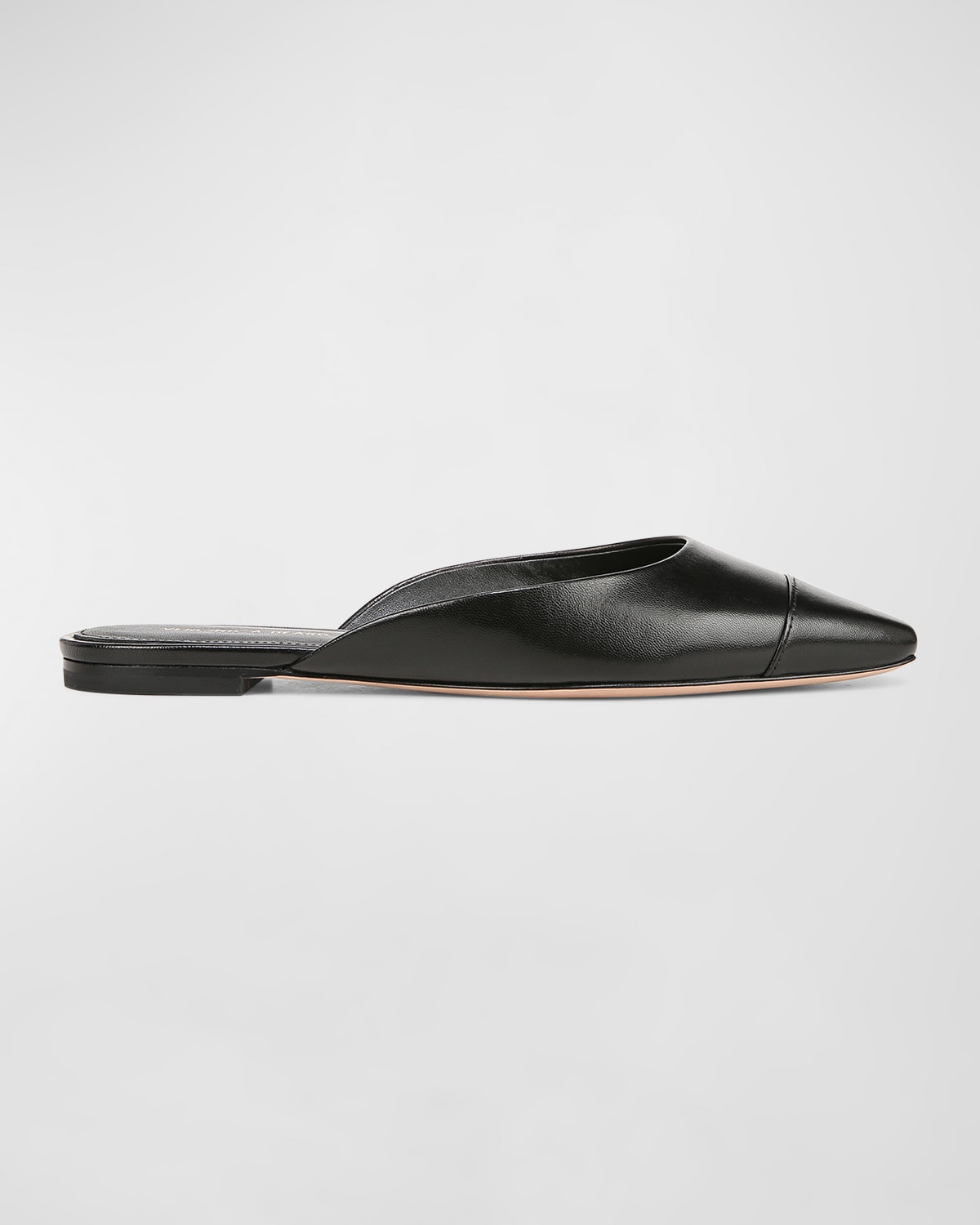 VERONICA BEARD CARLOTTA LEATHER BALLERINA MULES