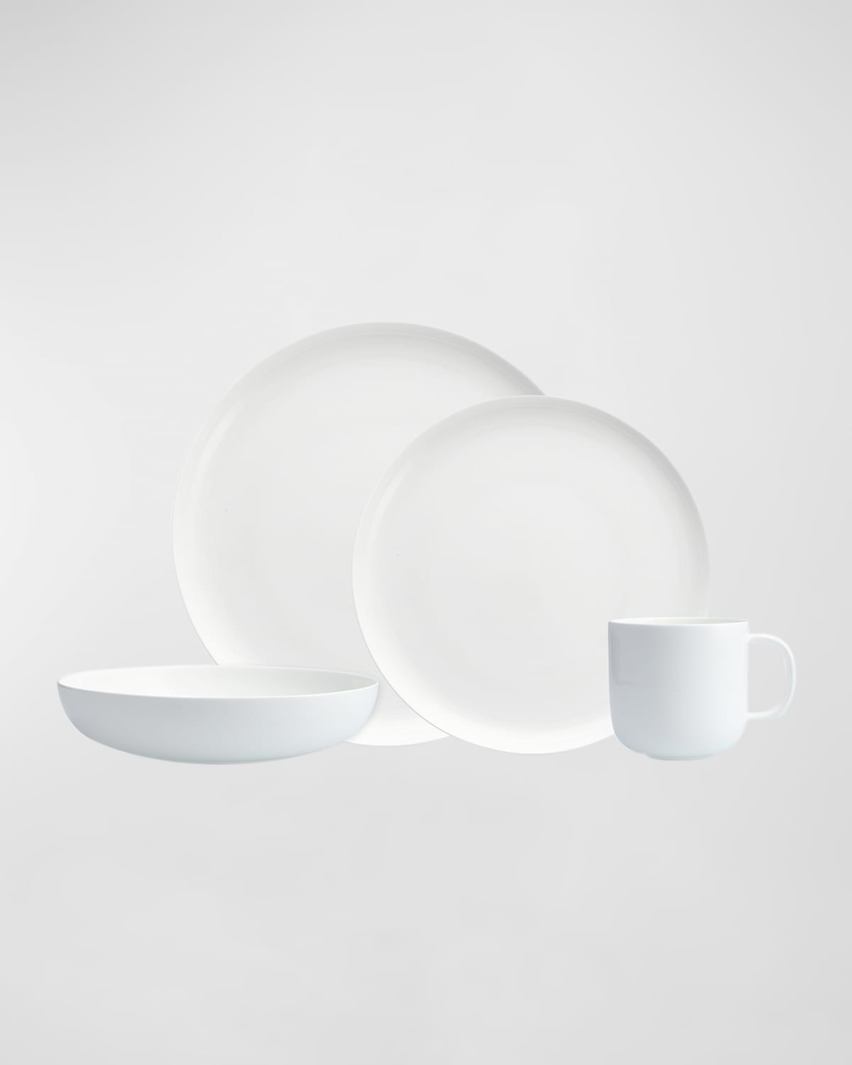 FORTESSA MODERN COUPE 16PC DINNERWARE SET, 4 PLACE SETTINGS