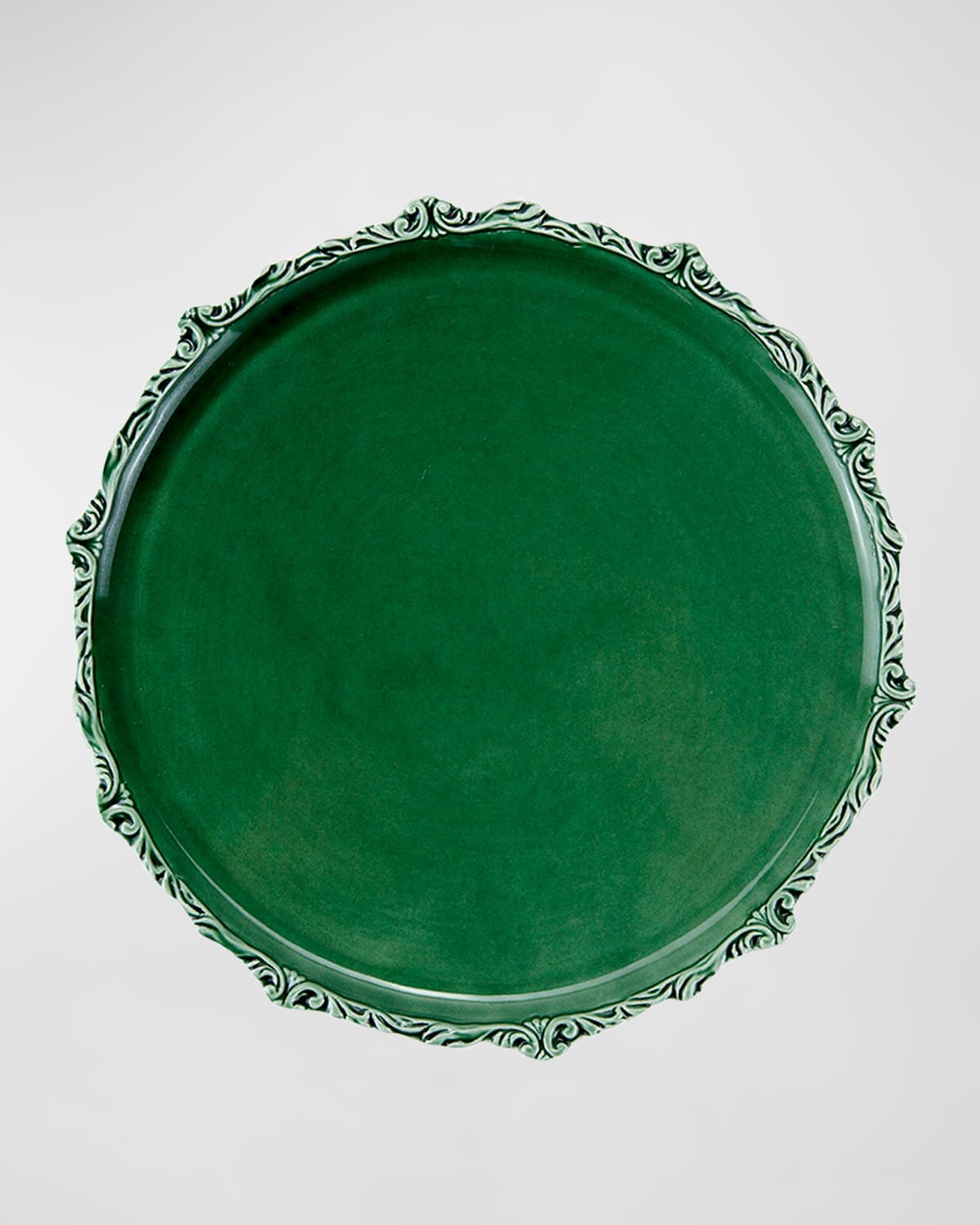 Shop Arte Italica Renaissance Imperial Salad/dessert Plate In Green