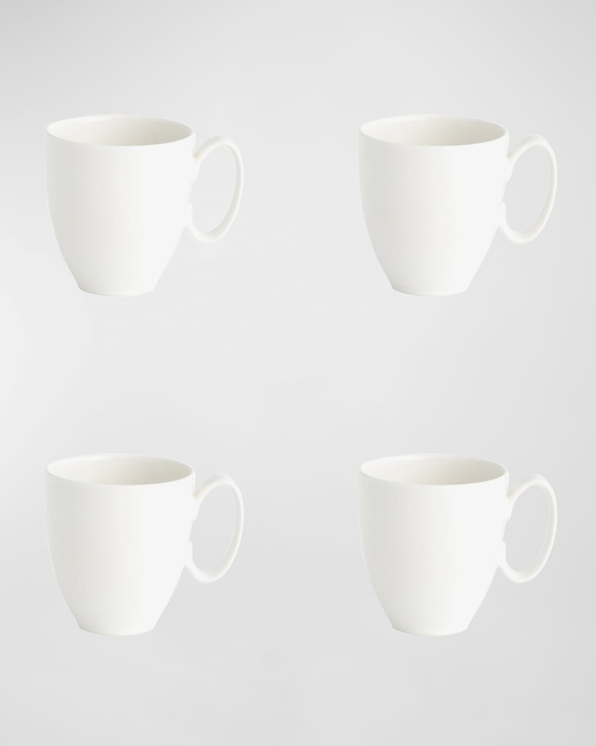 Nambe Portables Mugs, Set Of 4 In White