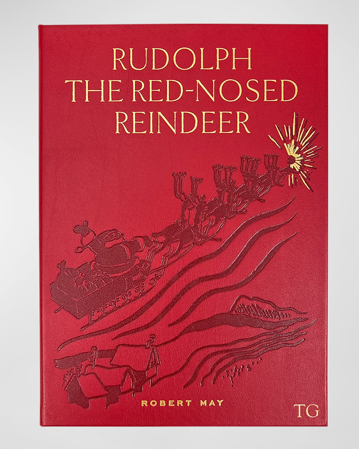 Shop Graphic Image Rudolph The Red-nosed Reindeer Book By Robert L. May, Leather-bound Edition