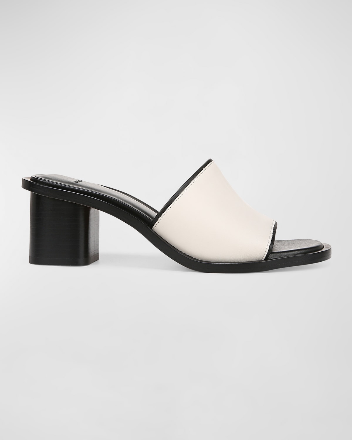 Donna Leather Mule Sandals