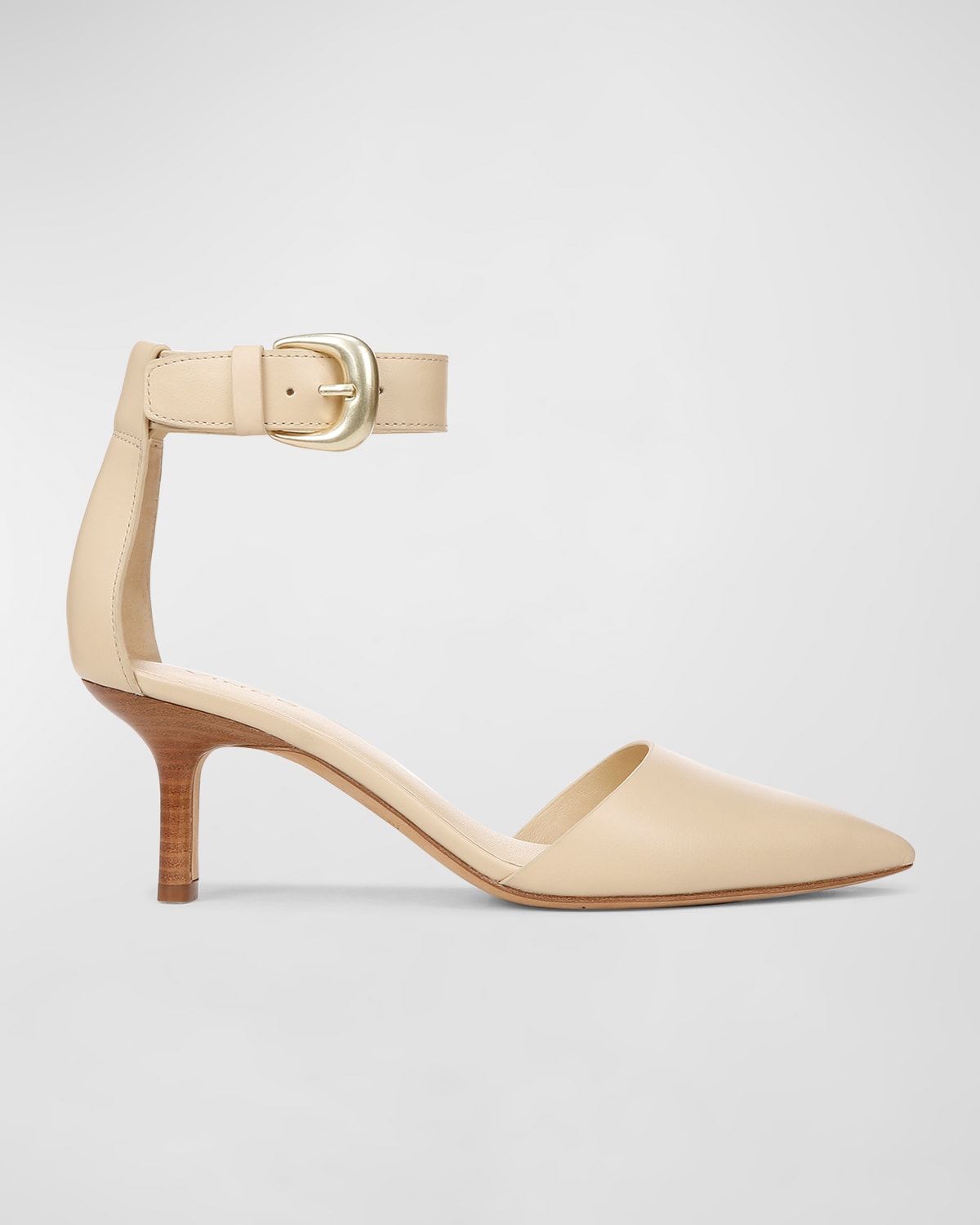 Perri Leather Ankle-Strap Pumps