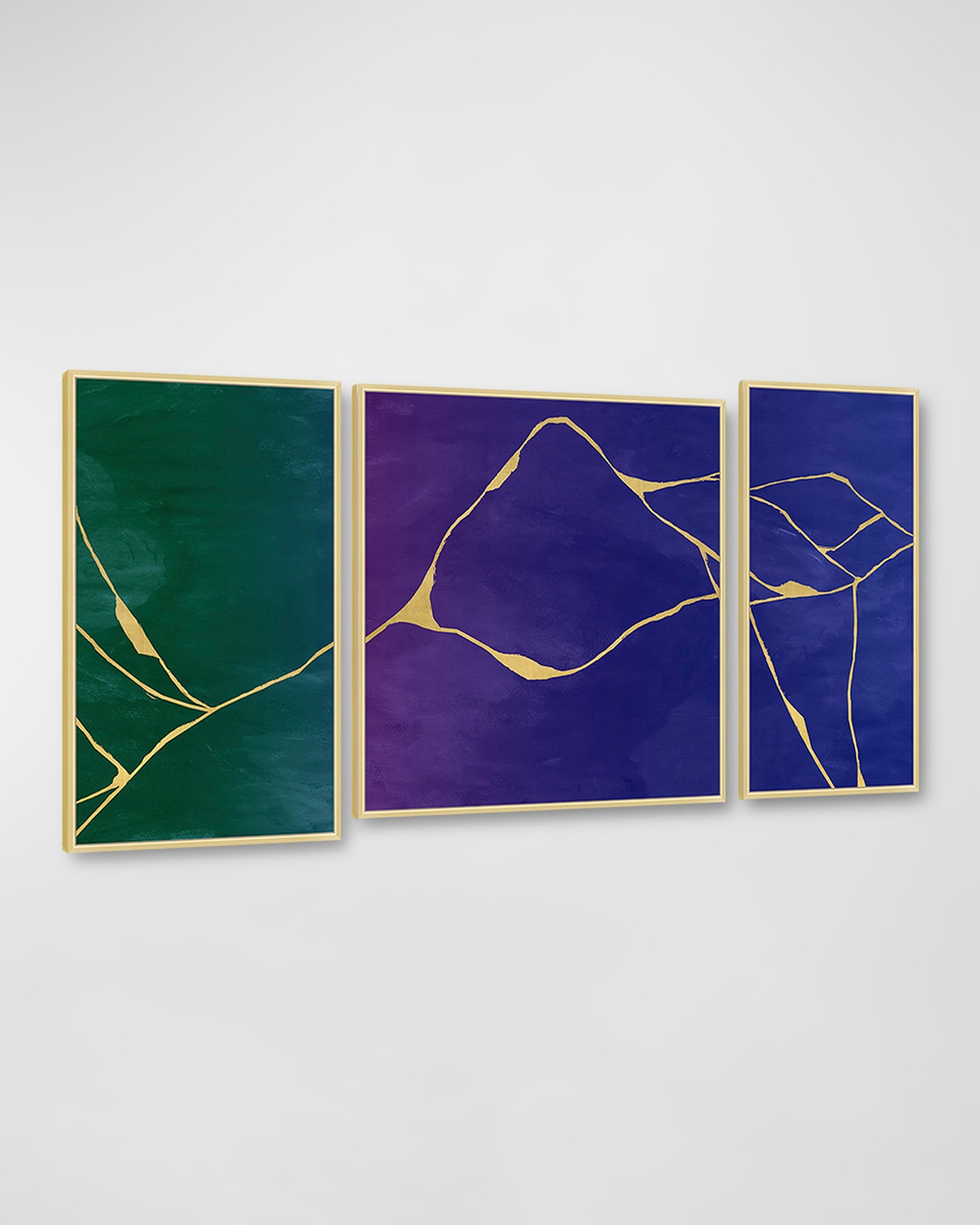 Wendover Art Group Amethyst Triptych Giclee In Multi
