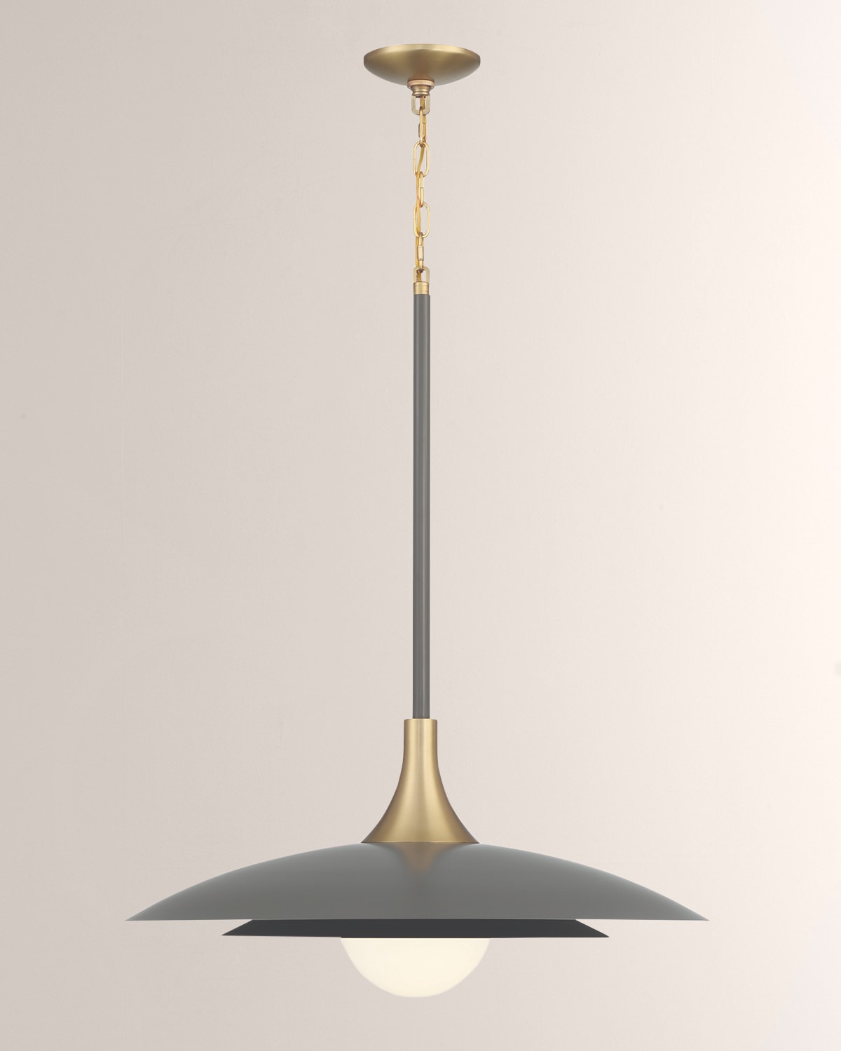 Eurofase Welsh 24" Led Pendant In Grey/black