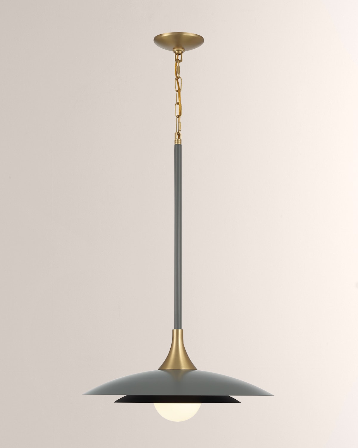 Eurofase Welsh Led Pendant Light, 18" In Gray/black