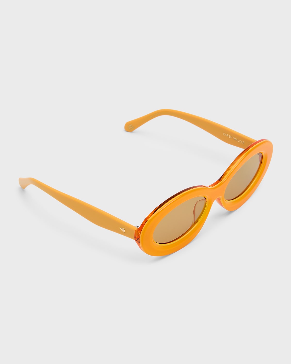 Monochrome Acetate Oval Sunglasses