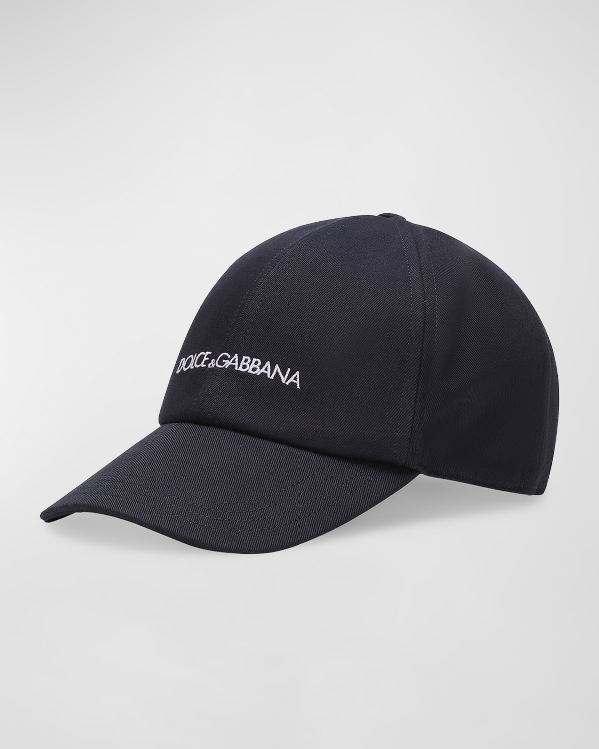 Dolce & Gabbana Men's Embroidered Logo 6-panel Baseball Cap In Dark Blue