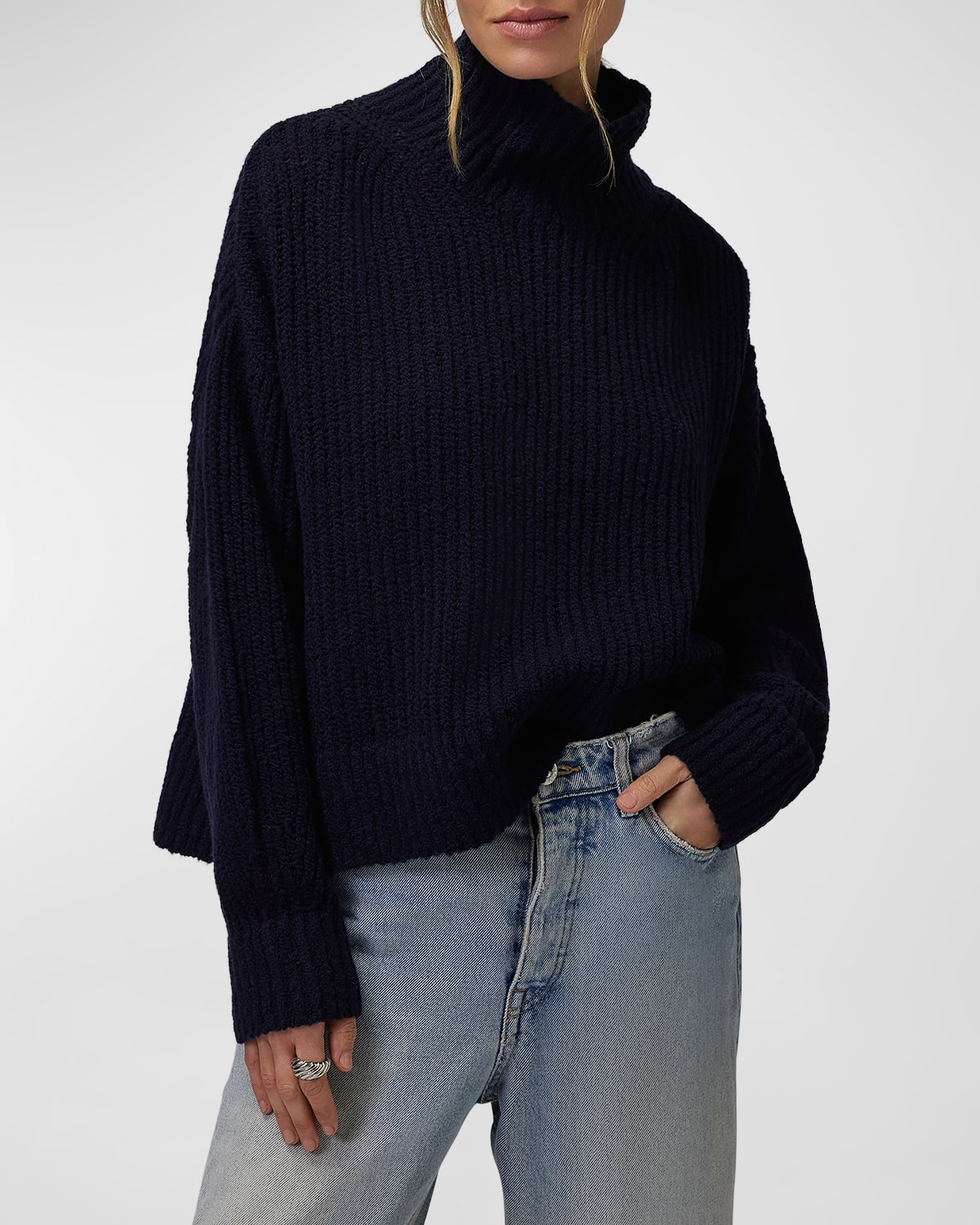 Eva Funnel-Neck Sweater