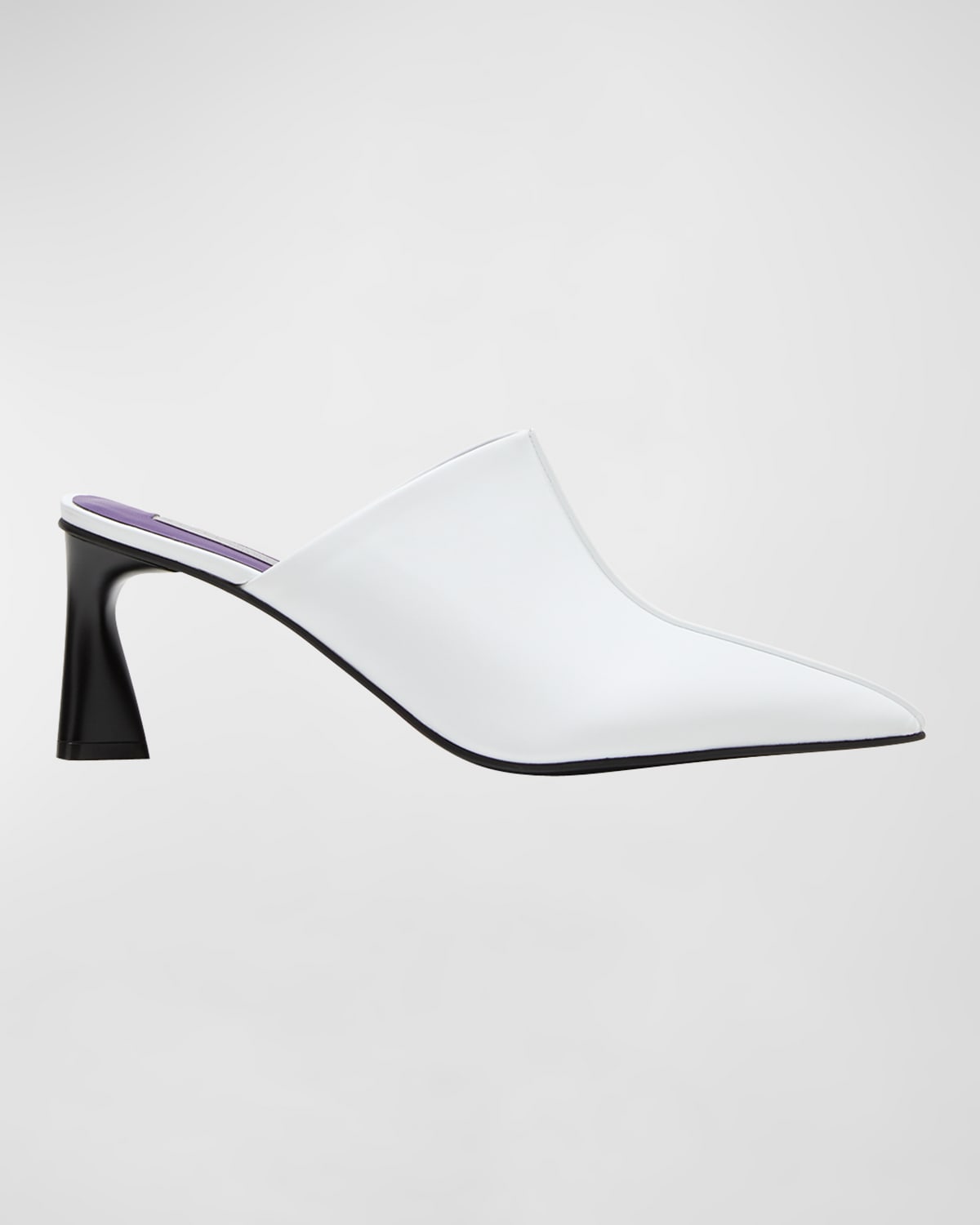 Stella Mccartney Elsa Eco Alter Mat Pointed Mules In White