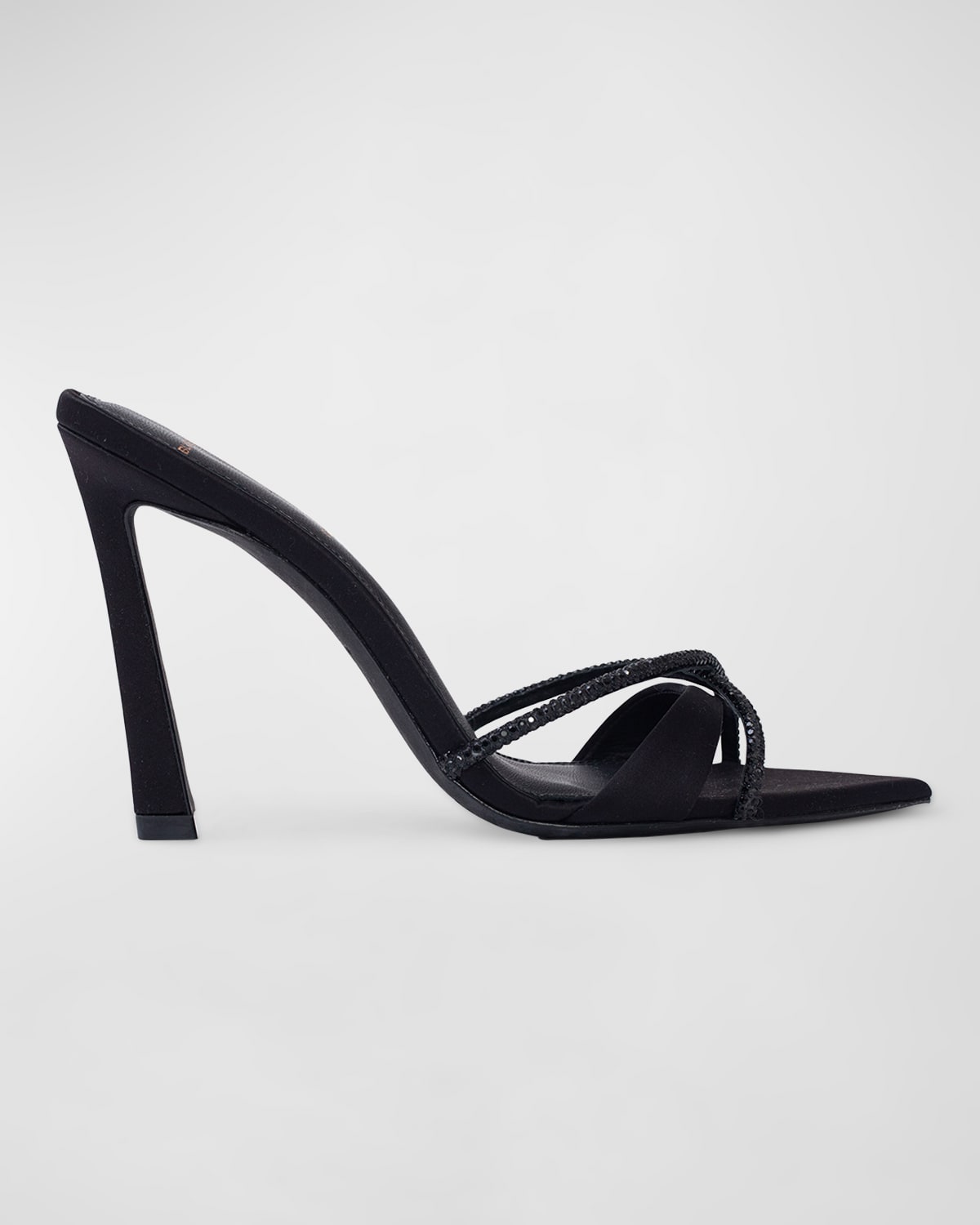 Sienna Crystal Crisscross Mule Sandals