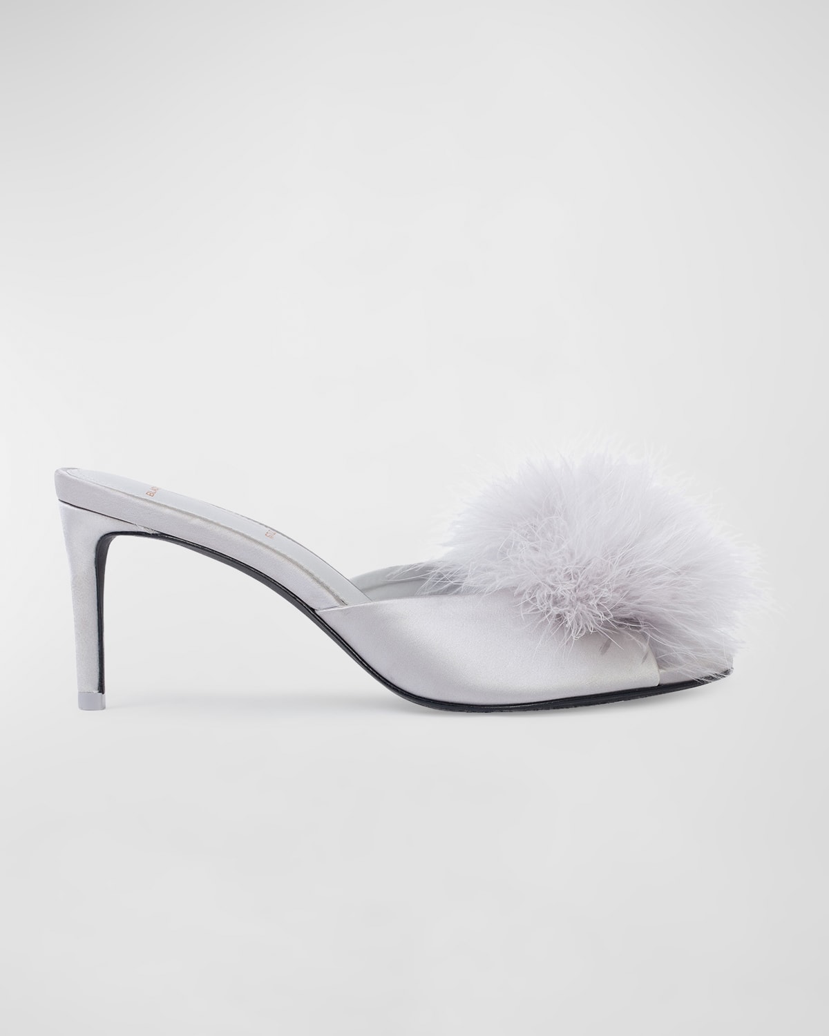 Ricca Feather Pom Mule Sandals