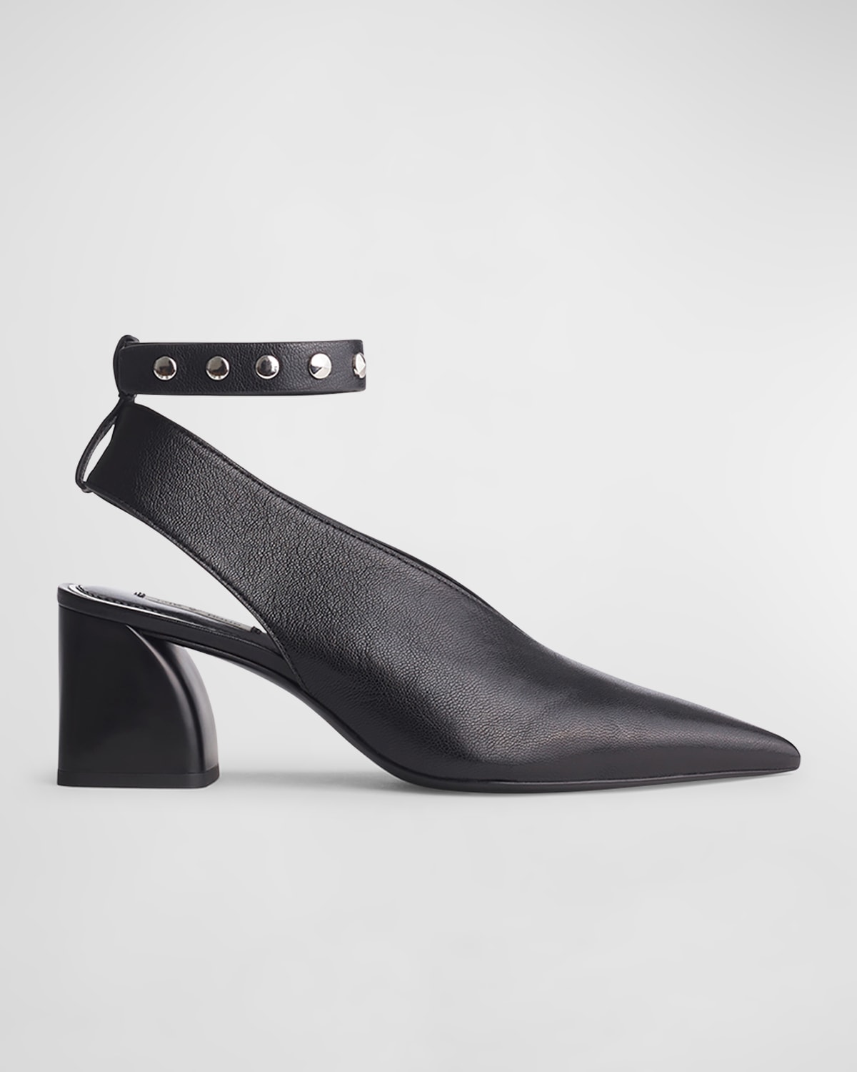 RAG & BONE VICTORY LEATHER ANKLE-CUFF PUMPS