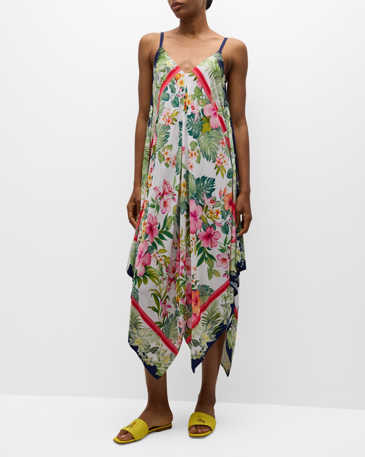 Shop Tommy Bahama Flora Scarf Dress In White