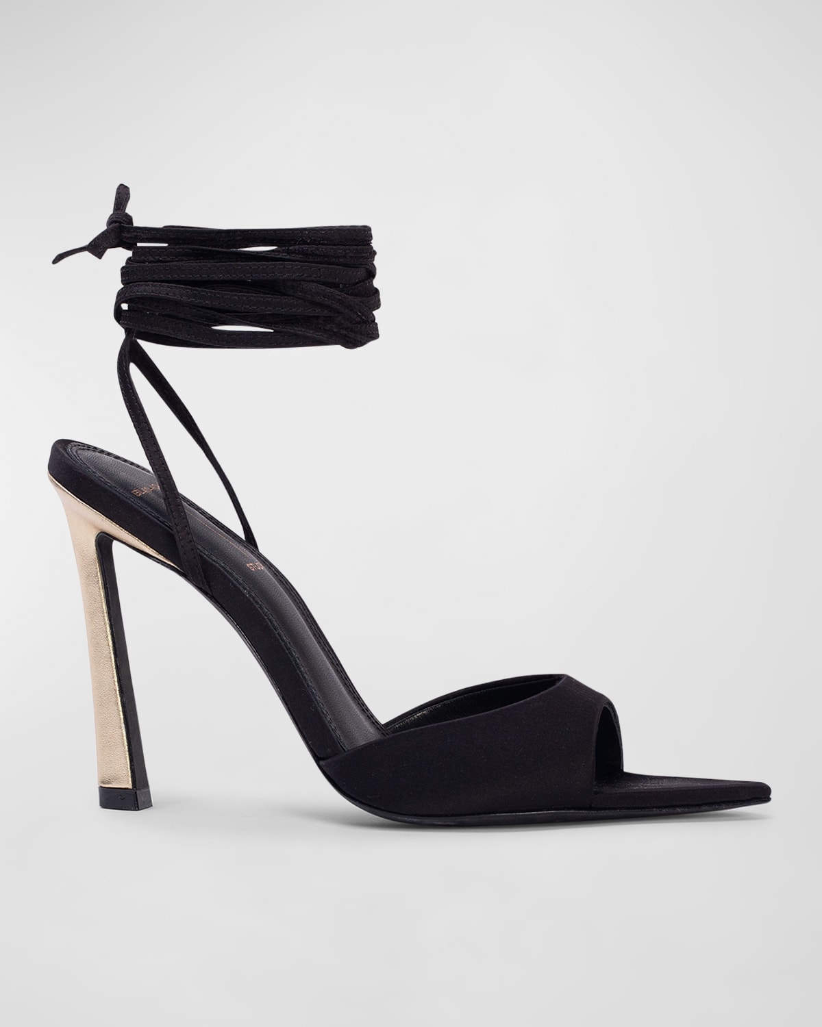 Terina Ankle-Wrap Stiletto Sandals
