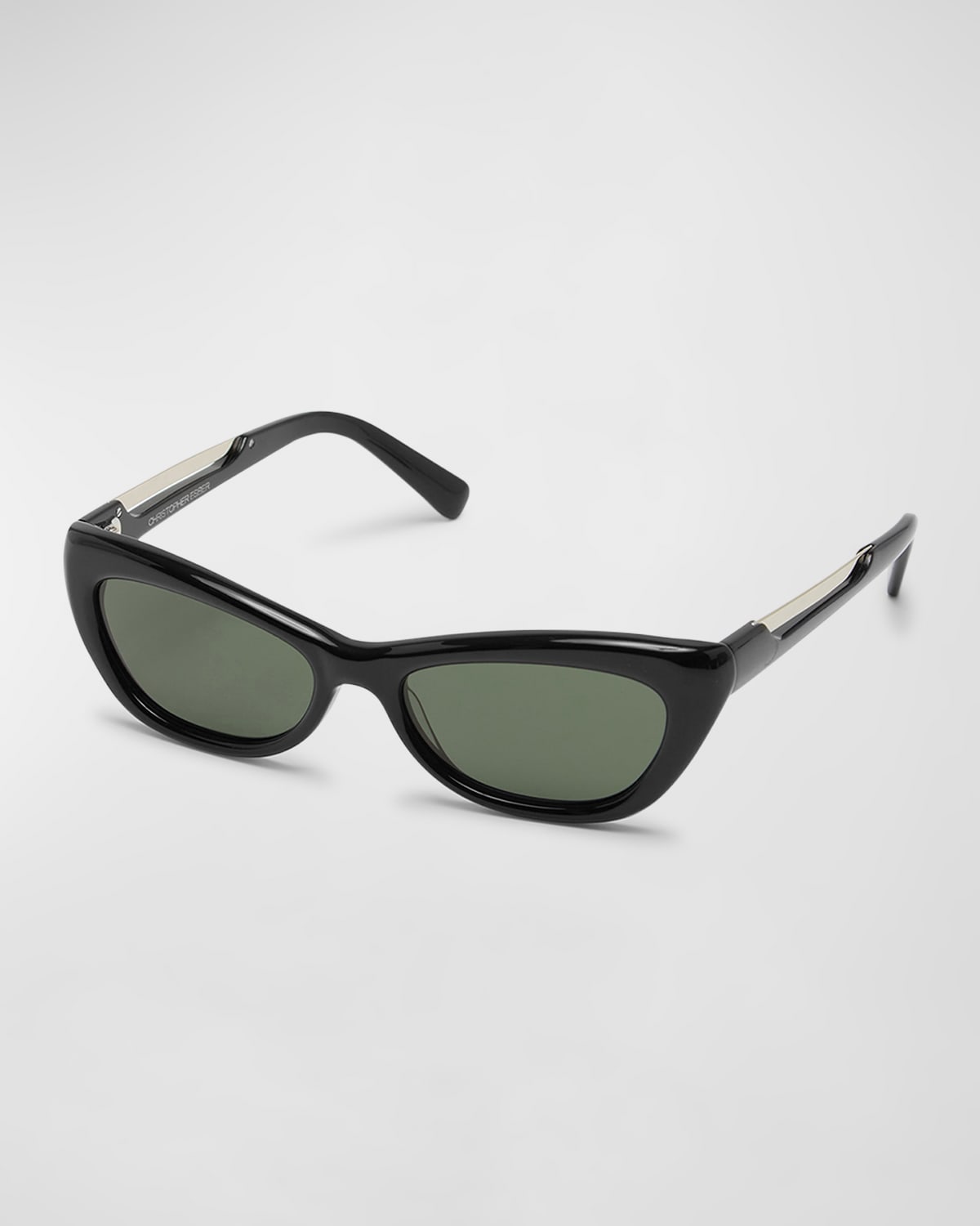 Christopher Esber Dillon Acetate Cat-eye Sunglasses In Black