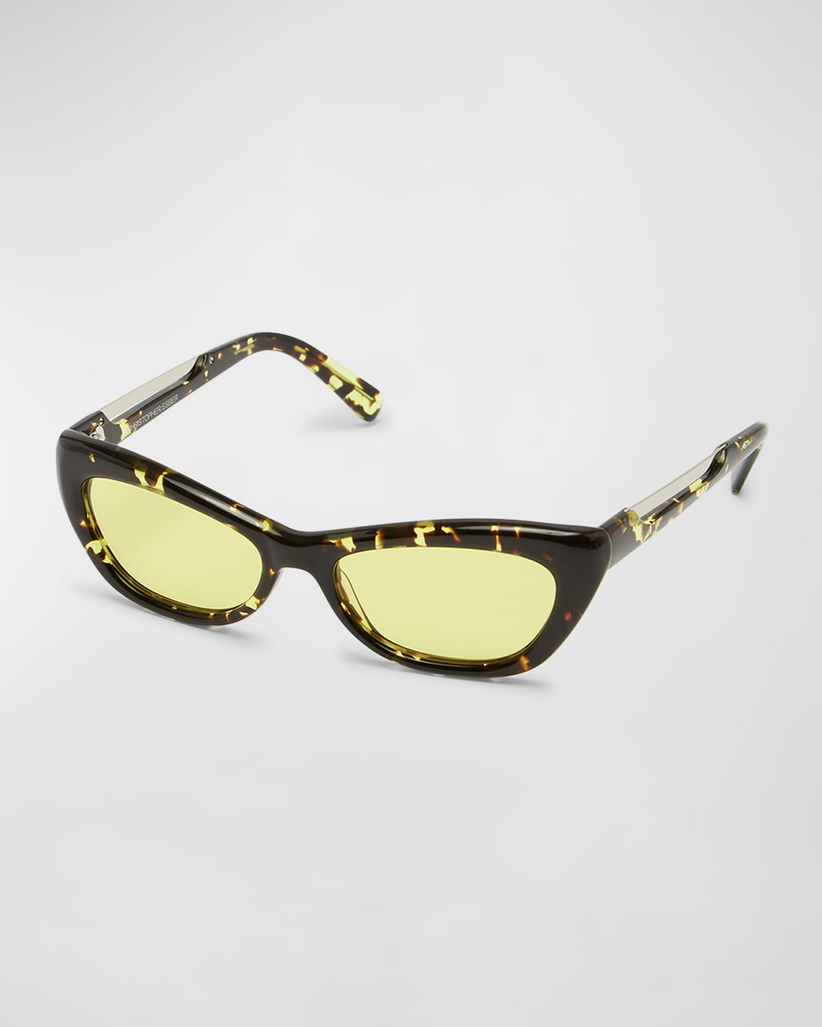 Christopher Esber Dillon Acetate Cat-eye Sunglasses In Cibie