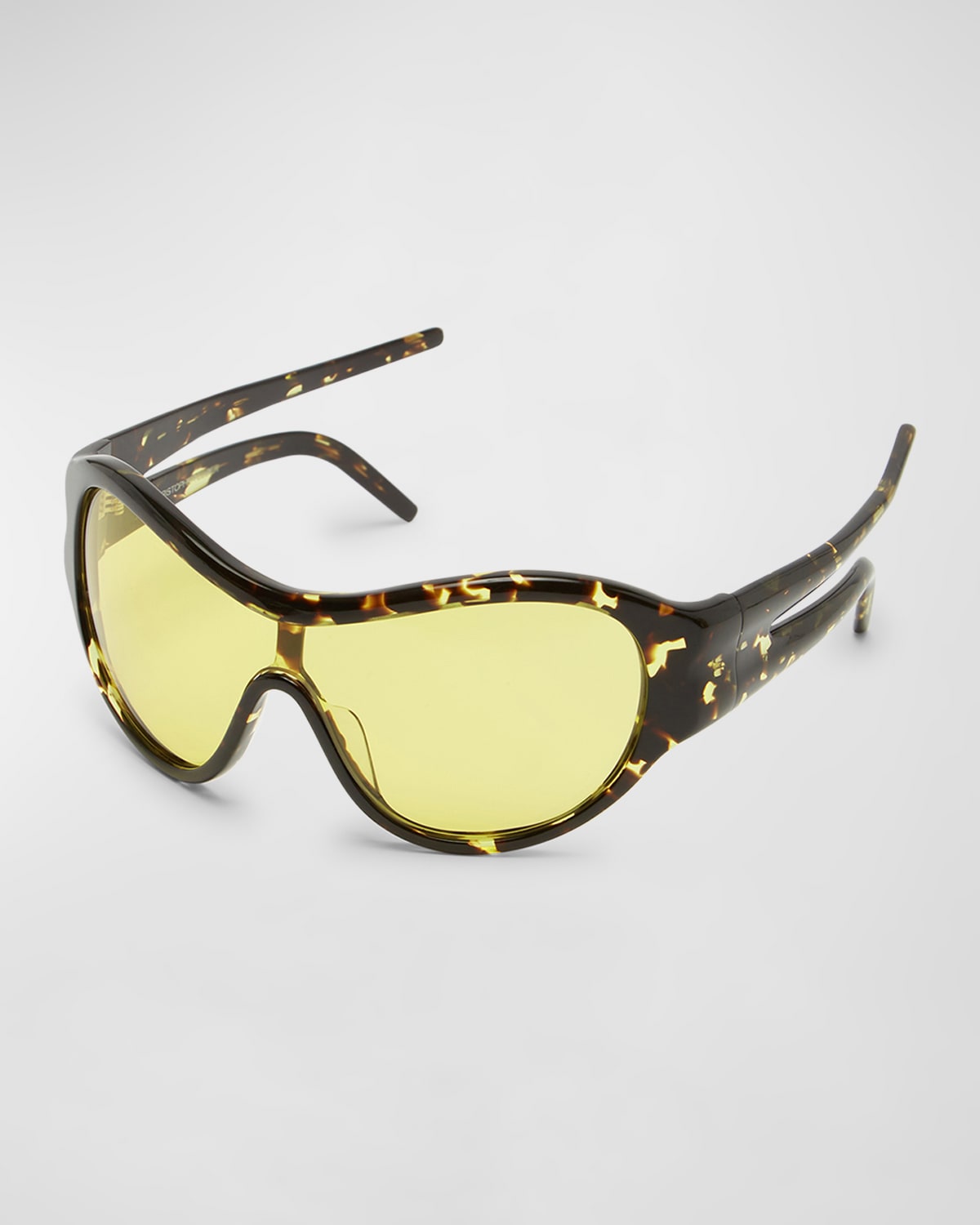 Christopher Esber Uma Acetate Shield Sunglasses In Hella