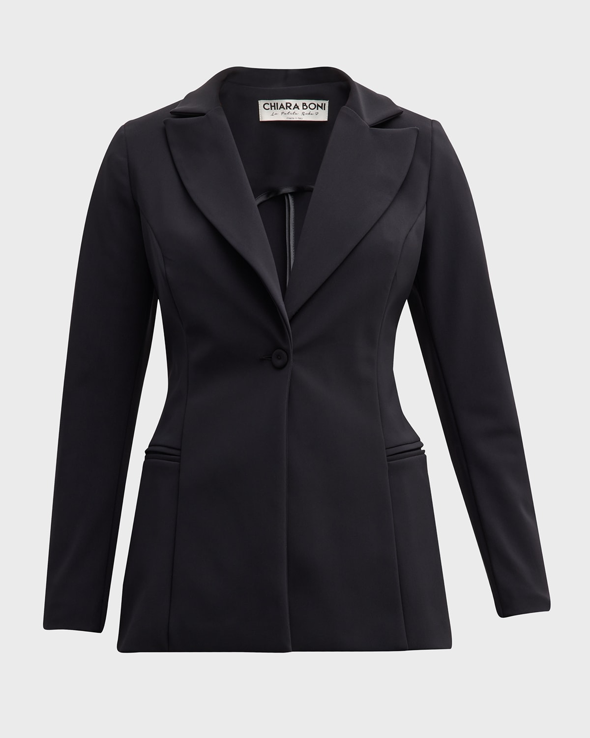 CHIARA BONI LA PETITE ROBE ALEX TAILORED SINGLE-BUTTON BLAZER