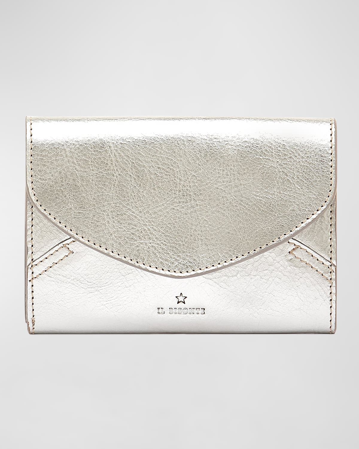 Esperia Medium Metallic Leather Wallet