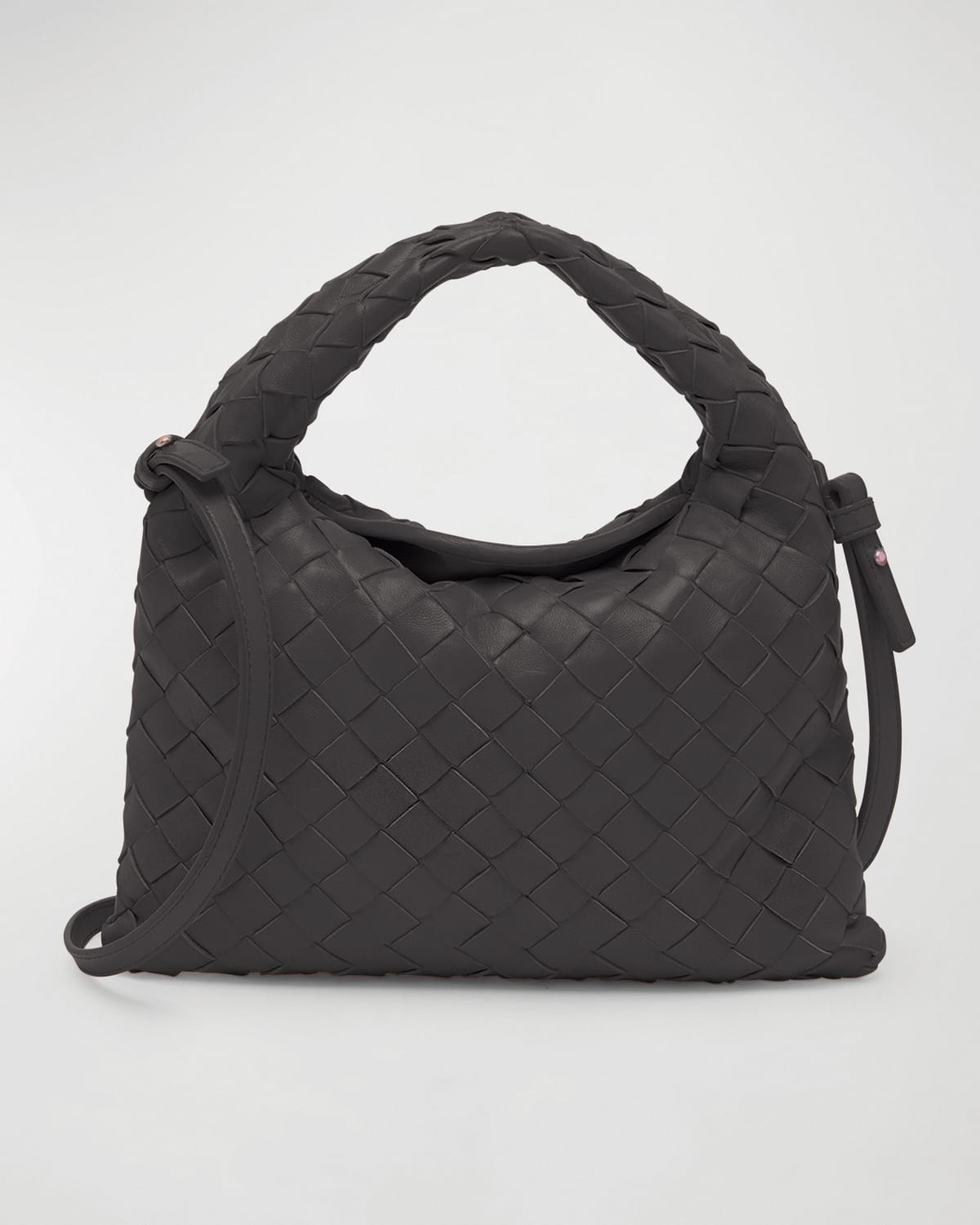 Bottega Veneta Mini Hop Bag In Black