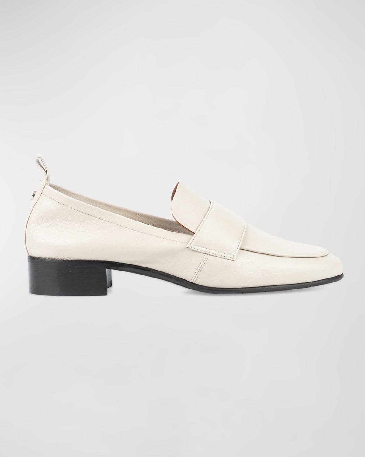 Aquatalia Shivani Weatherproof Suede Penny Loafers In Ivory