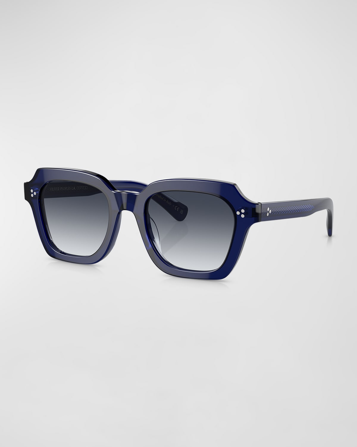 Oliver Peoples Kienna Acetate Square Sunglasses In Blue