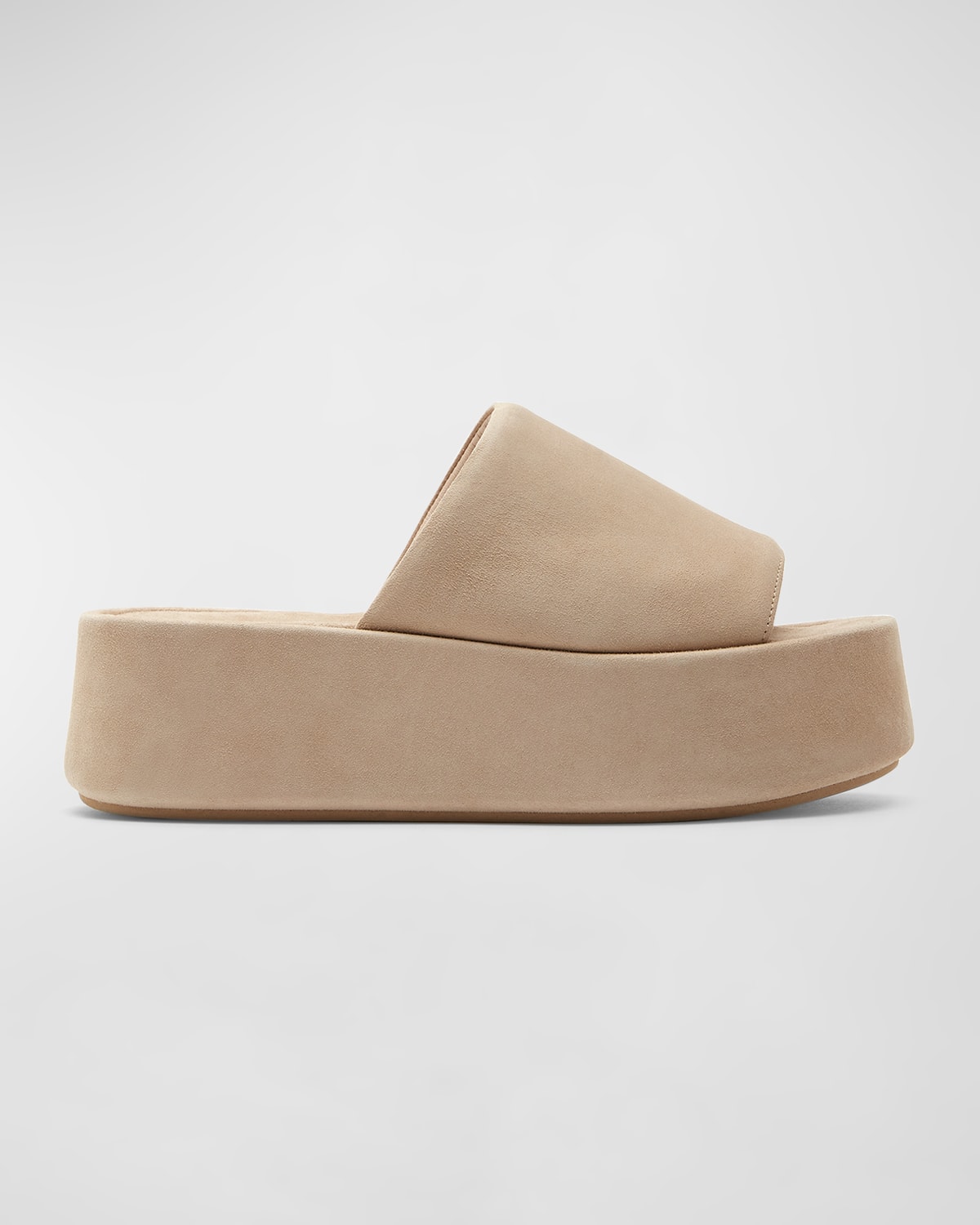 Shop La Canadienne Kyrie Platform Suede Sandals