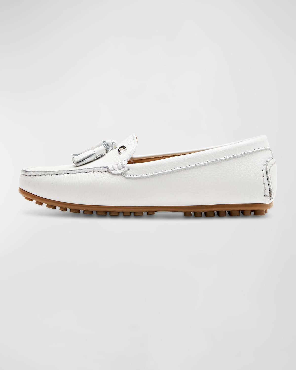 Pista Tassel Leather Driver Loafers