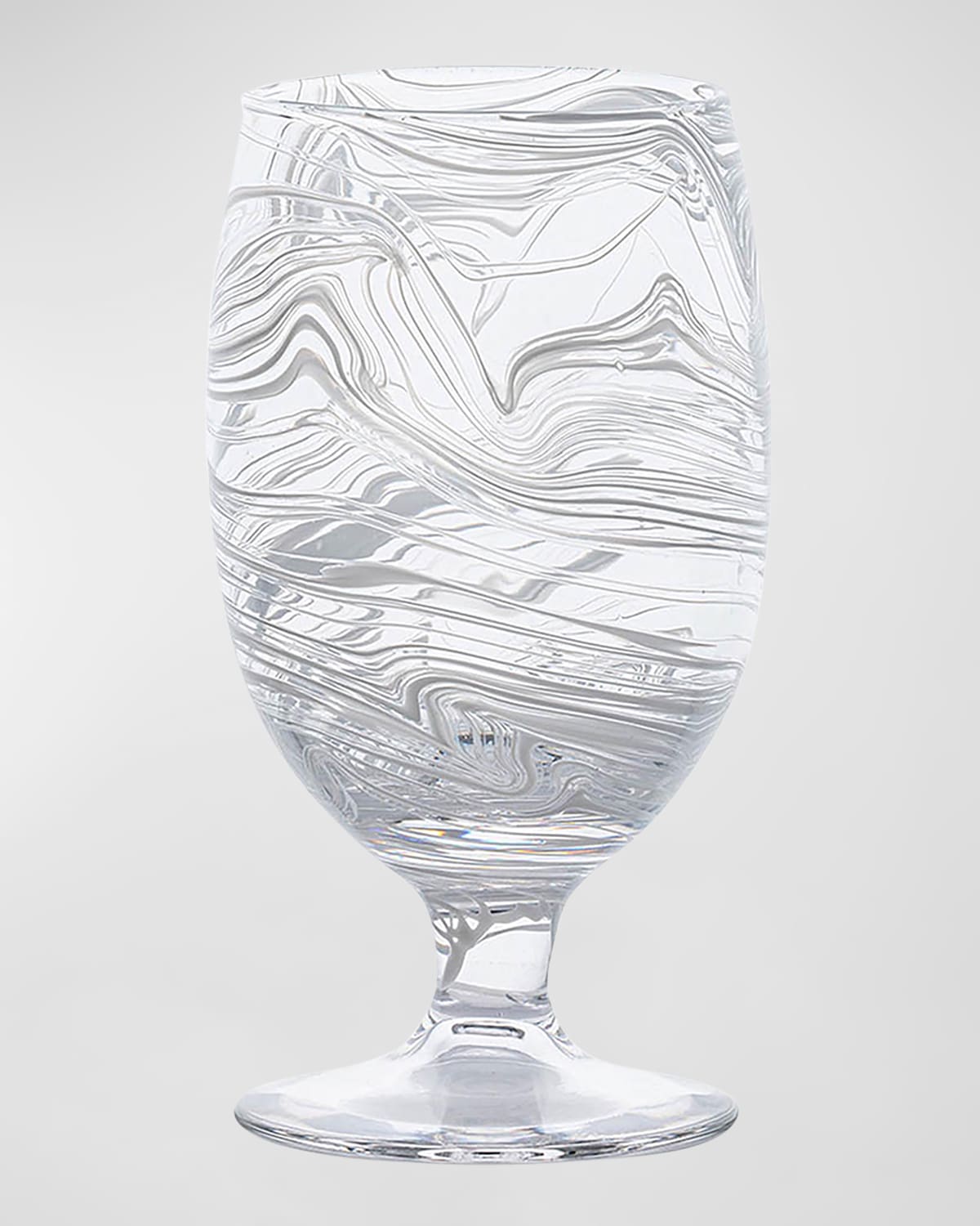 Juliska Puro Marbled Goblet In Transparent