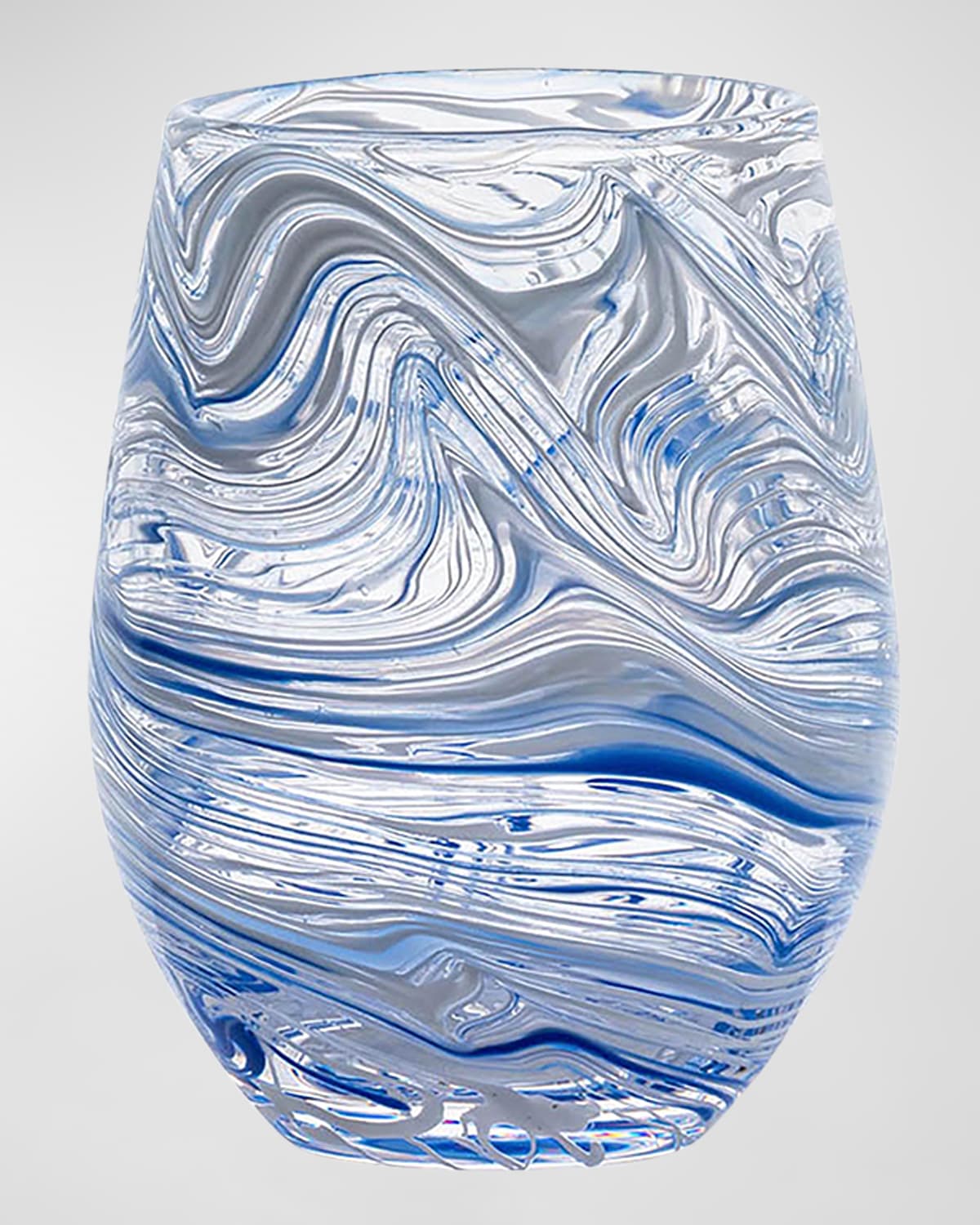 Juliska Puro Marbled Stemless Wine Glass